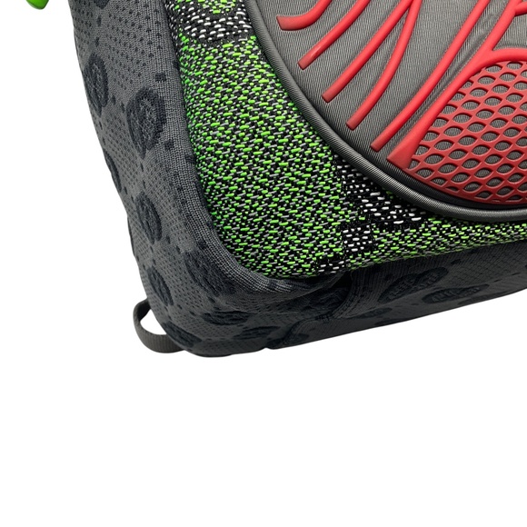 GUCCI GREY / RED / GREEN MULTI GG NYLON BACKPACK main image 9